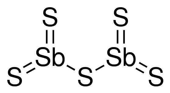 Antimony (V) Sulfide Chemical Structure